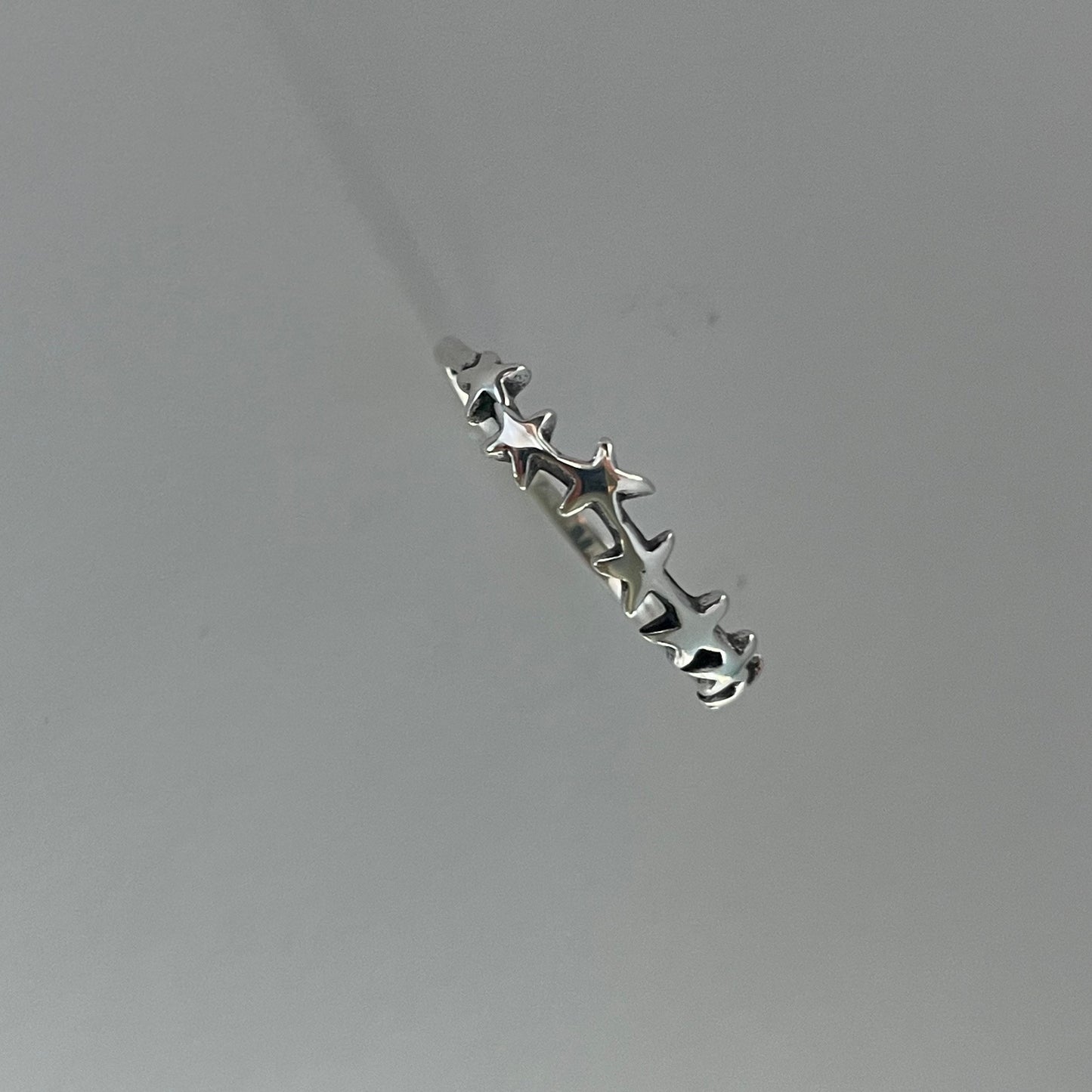 Sterling Silver small Stars Rings, Sky Silver Ring, Stars Promise Ring, Statement Ring, Dainty Stars Ring, Silver stackable Ring.