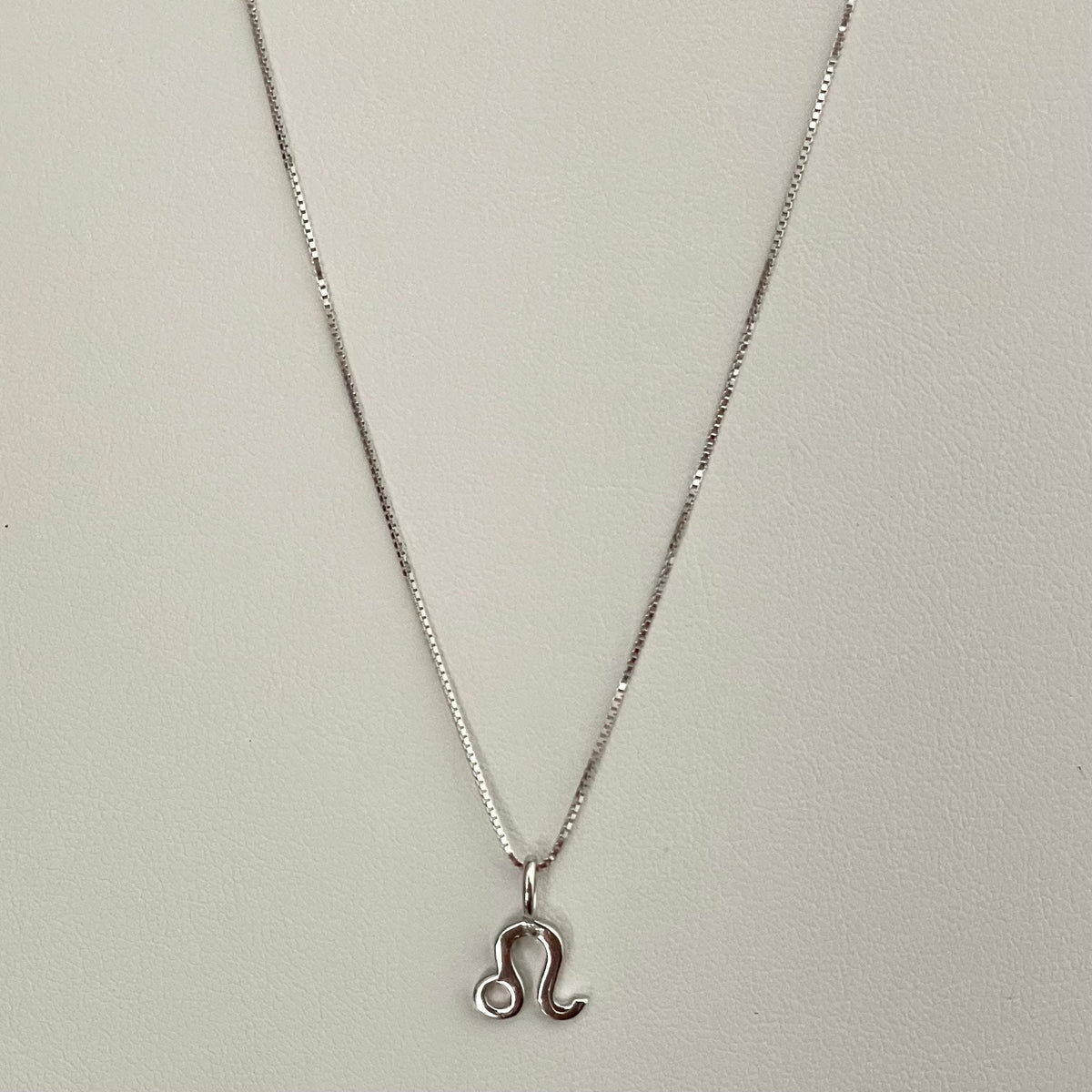 Sterling Silver Leo Sign Necklace, Zodiac Pendant, Astrology Necklace, Horoscope Necklace, Silver Necklace, Leo Necklace