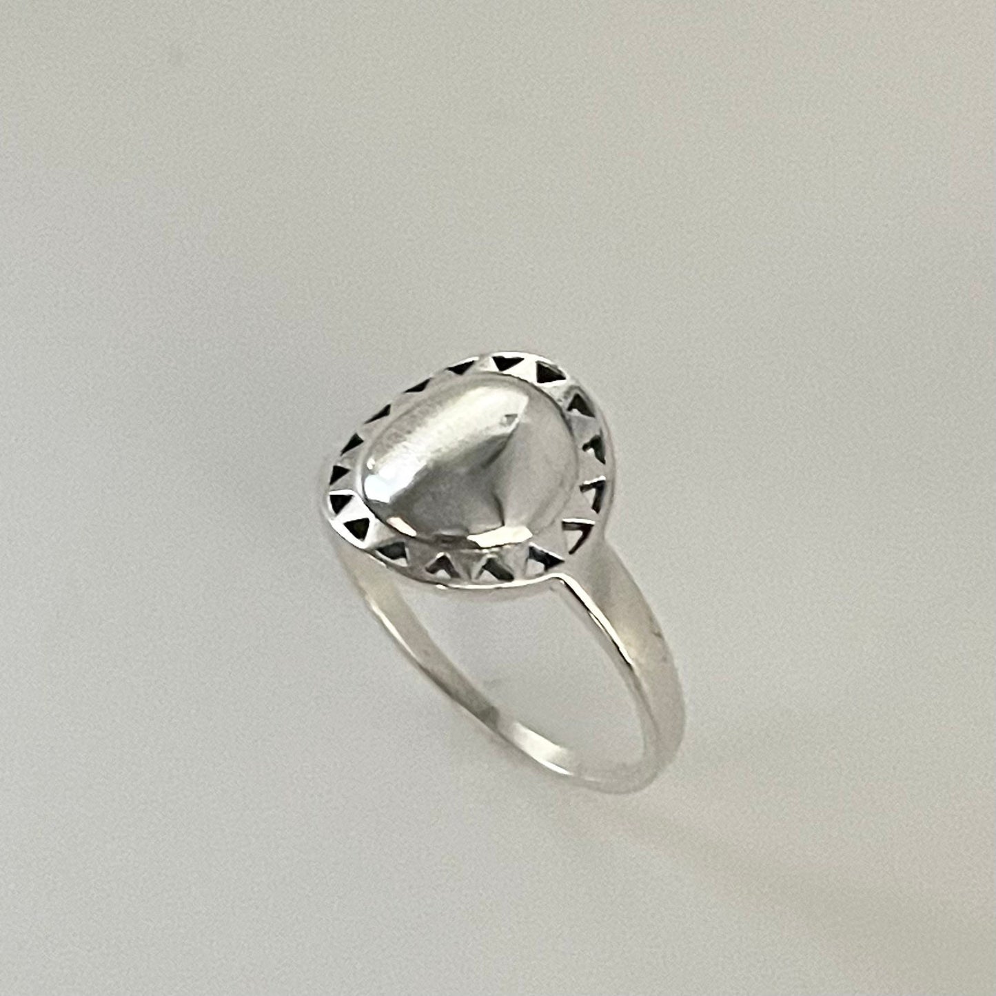 Med High Polish Blazing Sun Sterling Silver Ring, Sun Ring, Sunshine Ring, Silver Ring, Celestial Ring, Sky Ring, Statement Ring