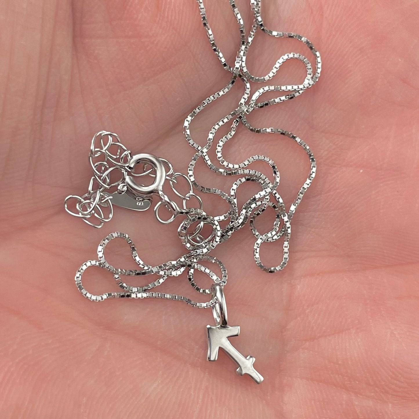 Sterling Silver Tiny Sagittarius Sign Necklace, Zodiac Pendant, Astrology Necklace, Horoscope Necklace, Dainty Chain, Sagittarius Necklace