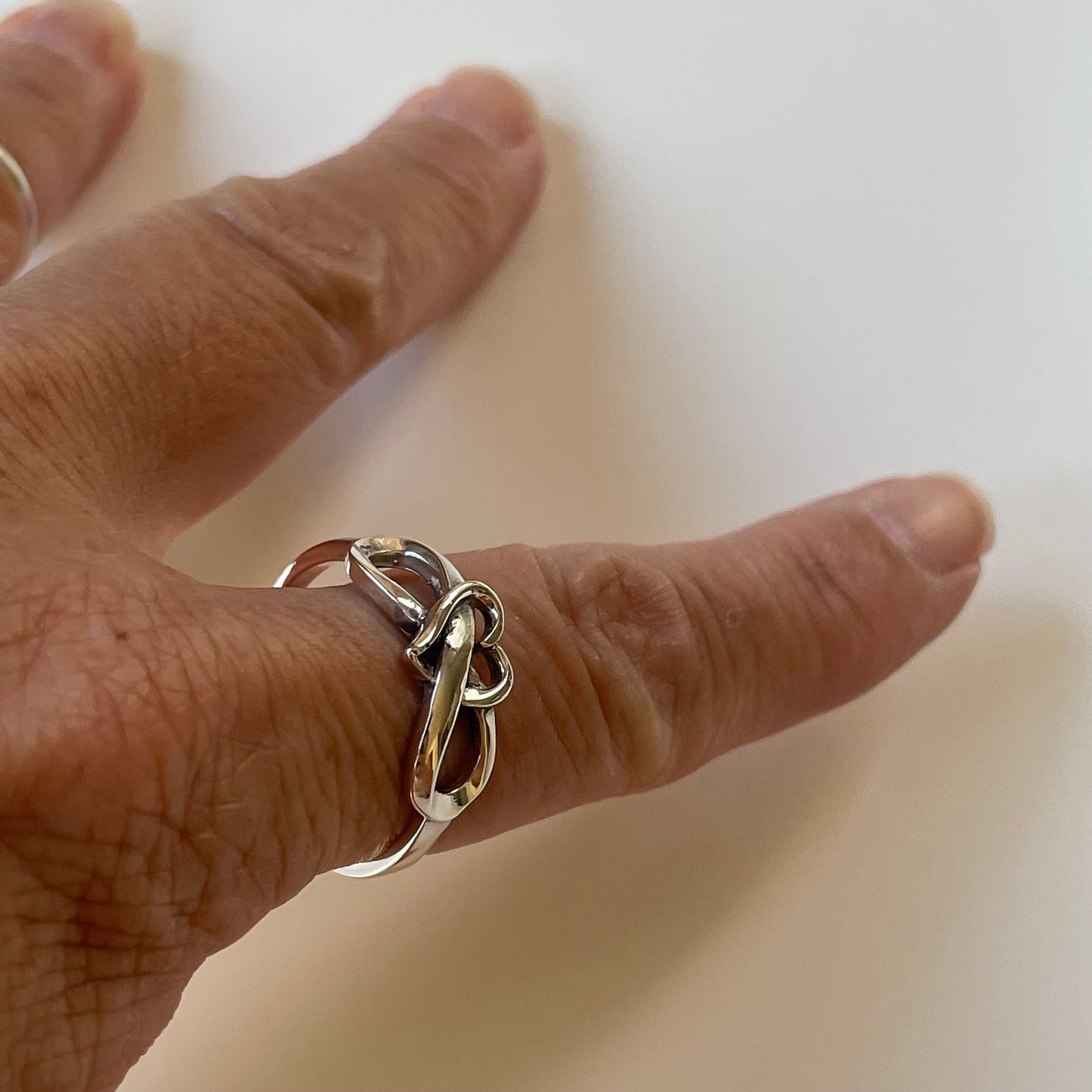 Sterling Silver Infinity Heart Ring: Promise, Love, Statement