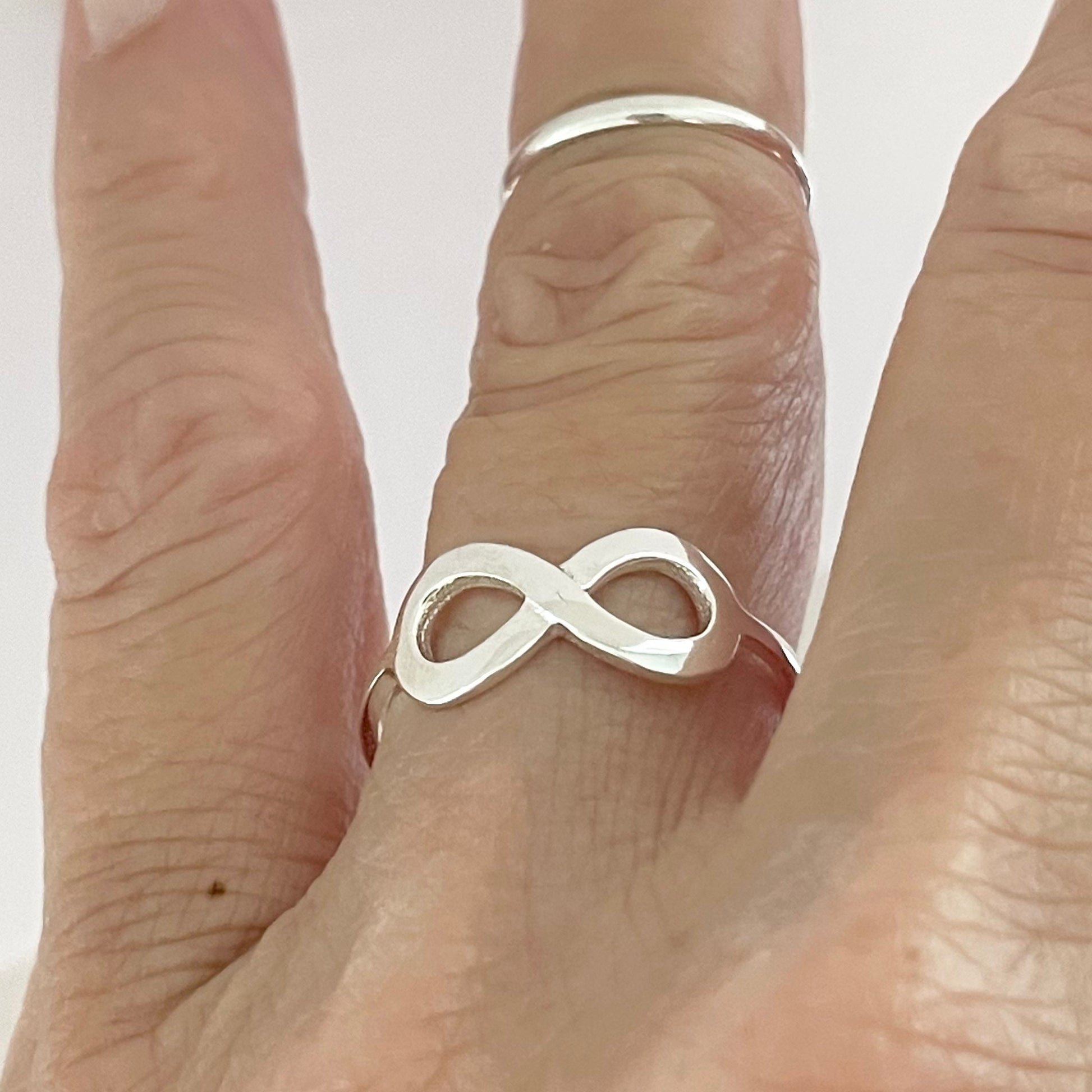 Sterling Silver Dainty Infinity Ring, Boho Ring, Promise Love Ring, Infinity Ring, Statement Ring, Silver Infinity Ring, Love Infinity Ring