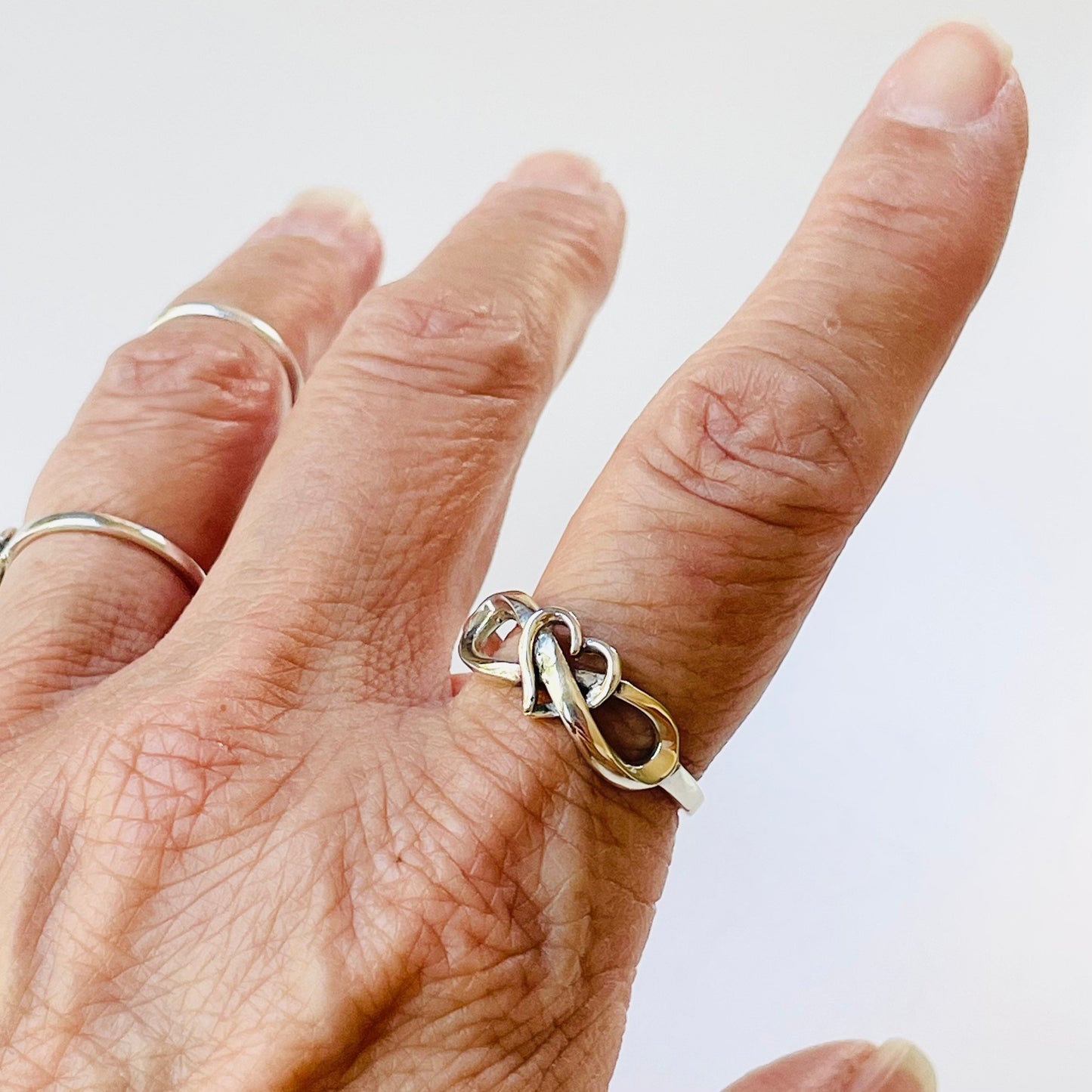Sterling Silver Infinity Heart Ring: Promise, Love, Statement