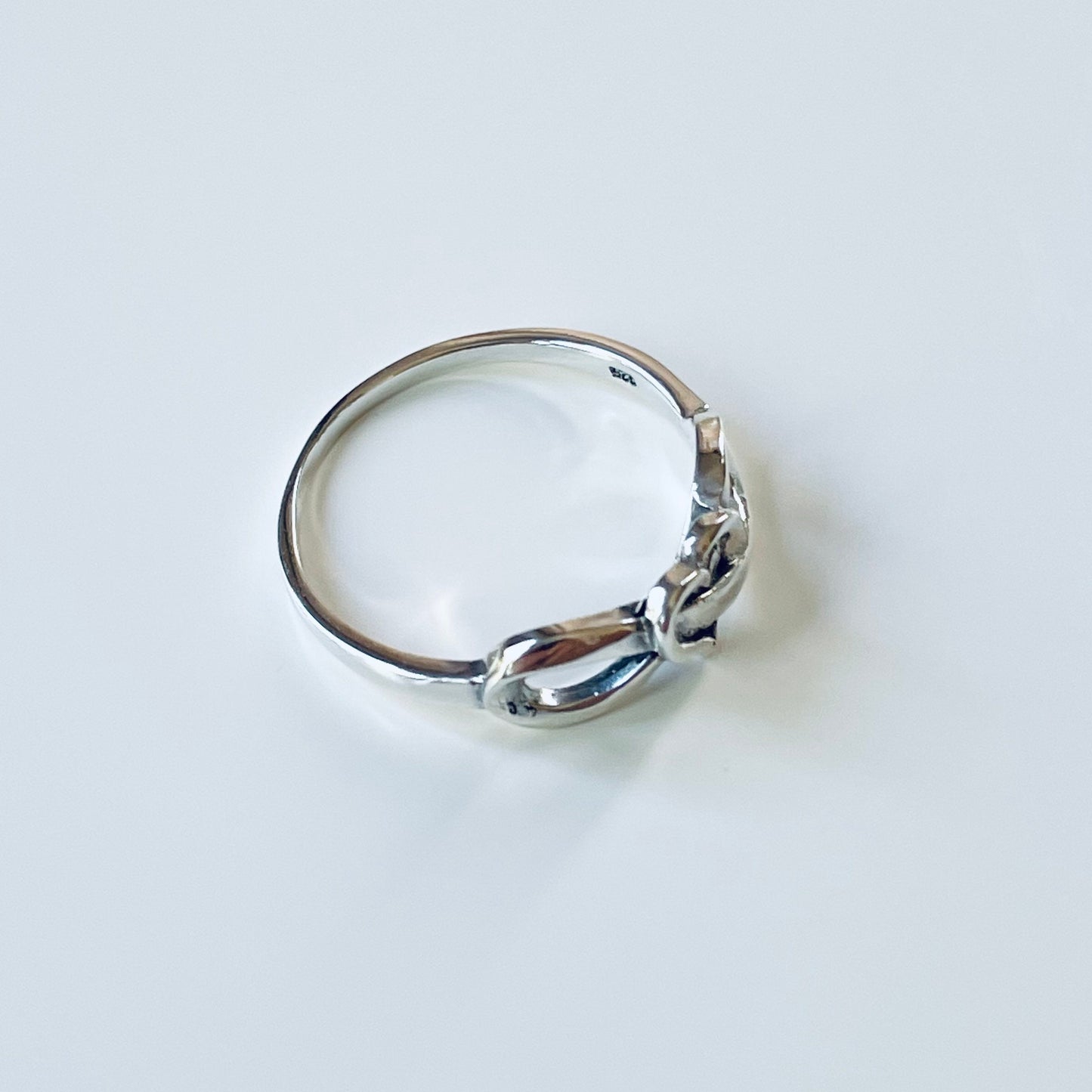 Sterling Silver Infinity Heart Ring: Promise, Love, Statement