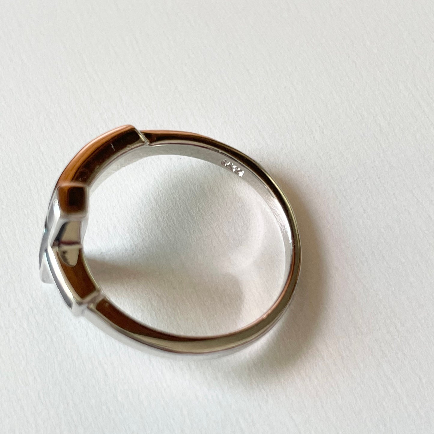 Sterling Silver Cross Heart Ring: Religious Promise Jewelry