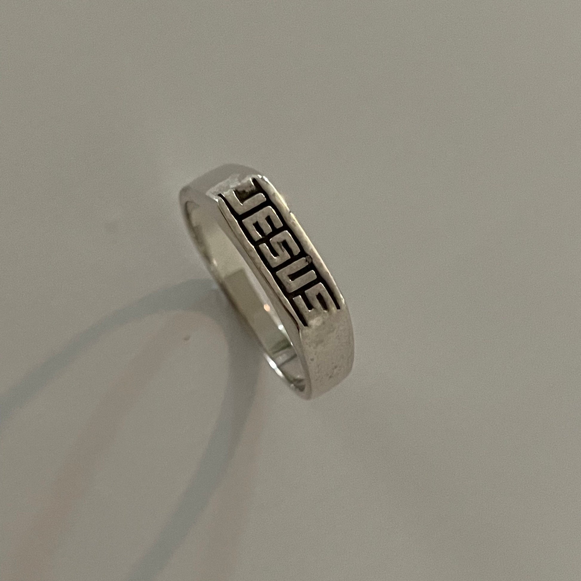 Sterling Silver Unisex Jesus Ring, Statement Ring, Love Jesus Ring, Jesus Silver Ring, Religious Ring, protective ring, Promise Silver Ring