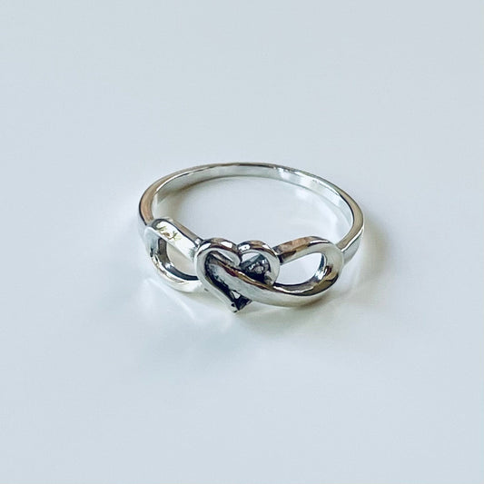 Sterling Silver Infinity Heart Ring: Promise, Love, Statement