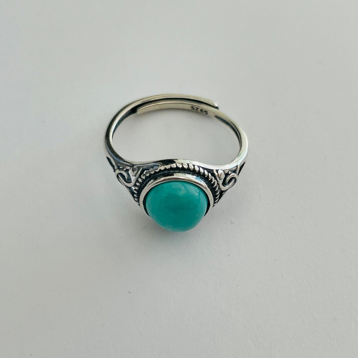 Sterling Silver Turquoise Ring: Boho Statement Jewelry