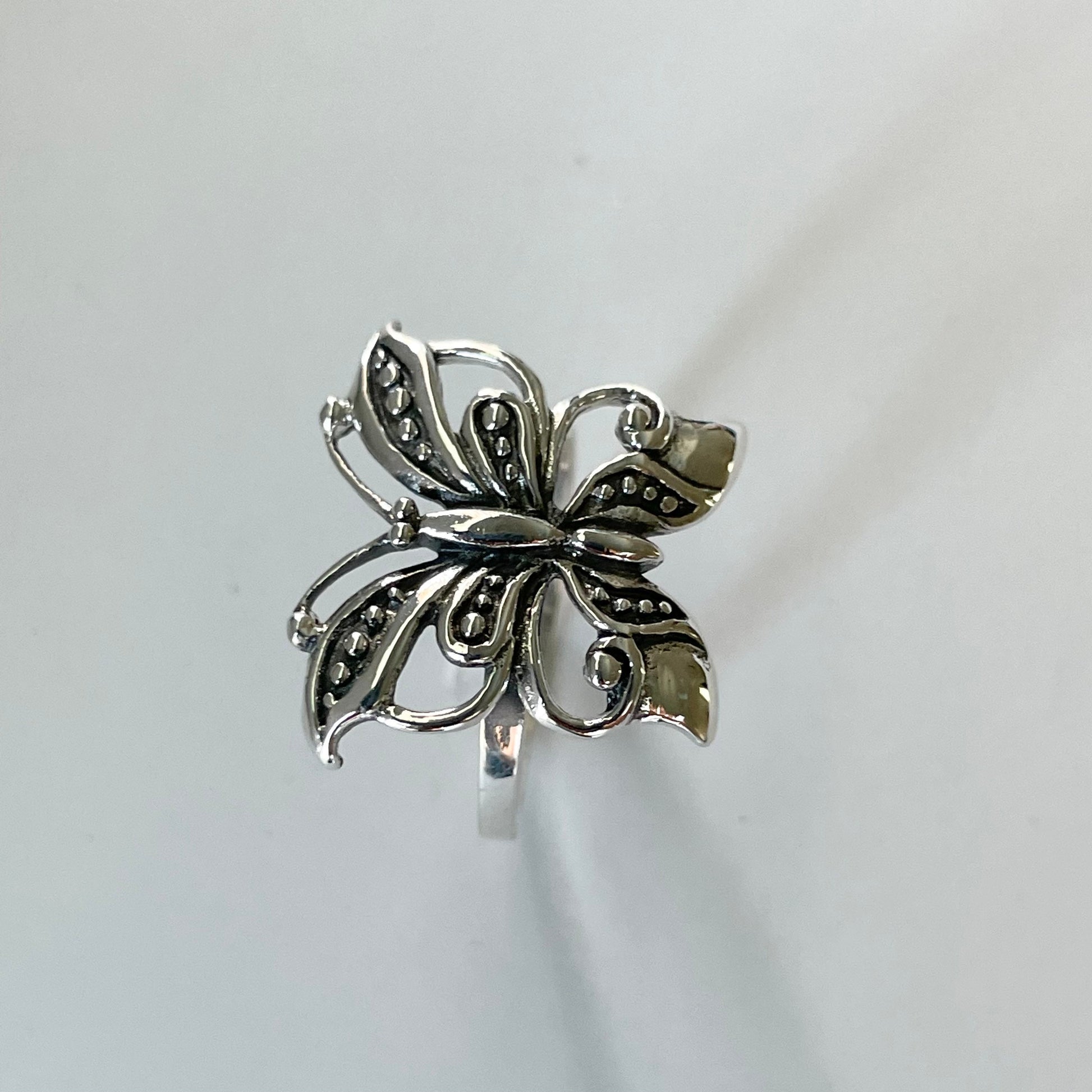 Sterling Silver Large Butterfly Ring, New Hope Ring, Love Silver Ring, Butterfly Silver Ring, Promise Silver Ring, Boho Ring, Statement Ring