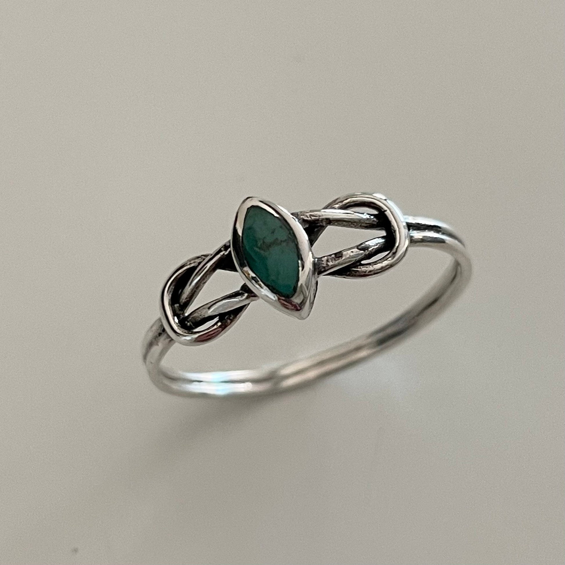 Sterling Silver Blue Opal, White Opal, Genuine Turquoise Ring, Dainty Ring, Diamond Shape Ring, Silver Opal Ring, Promise Turquoise Ring.