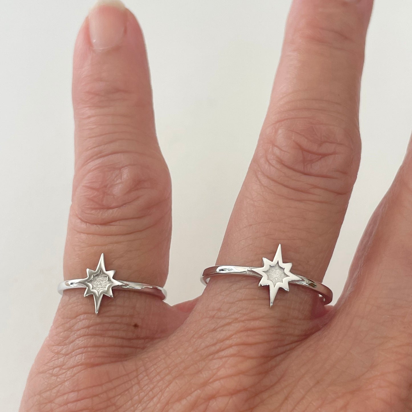 Sterling Silver Twinkle Star Ring, Dainty Ring, Starlight Ring, Silver Ring, Star Ring, Love Ring, Statement Ring