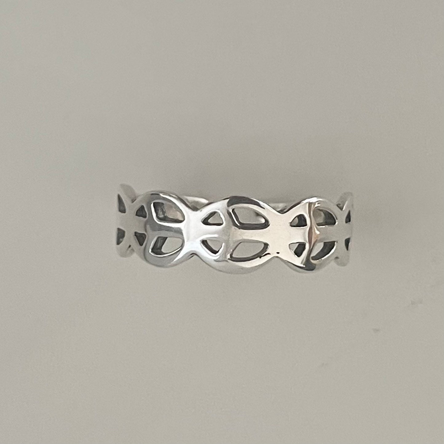Sterling Silver Peace Sign Toe Ring - Adjustable Band