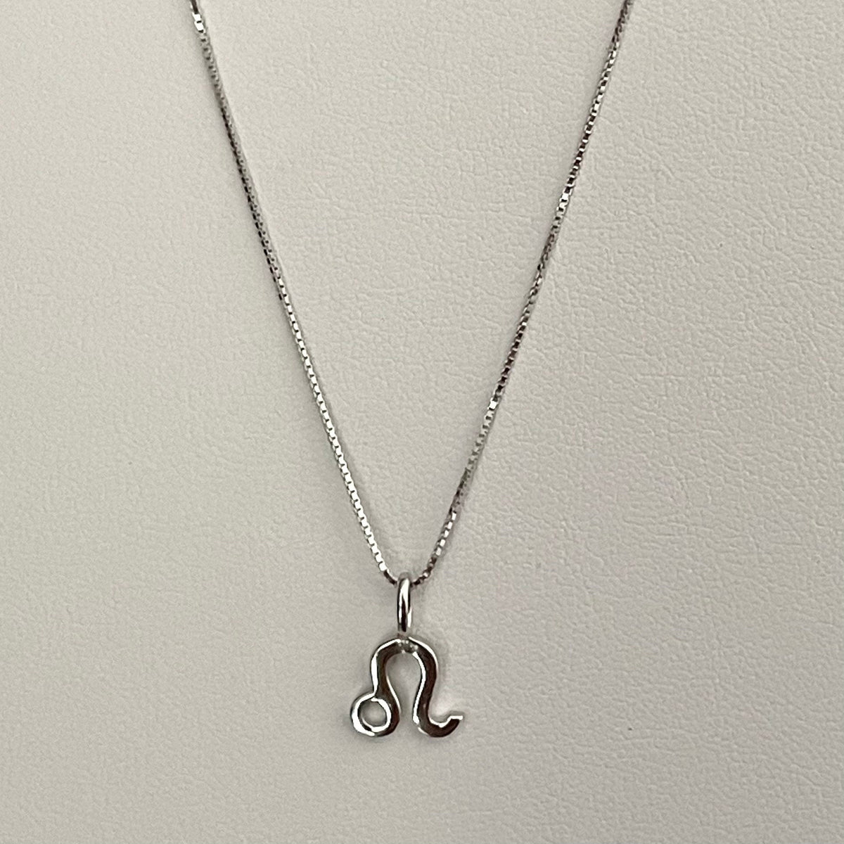 Sterling Silver Leo Zodiac Necklace: Horoscope Astrology Pendant
