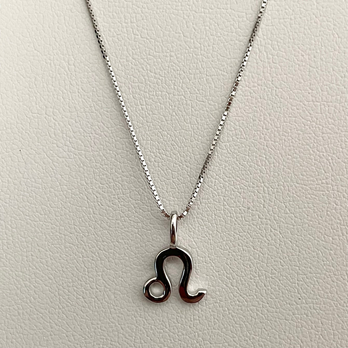 Sterling Silver Leo Zodiac Necklace: Horoscope Astrology Pendant