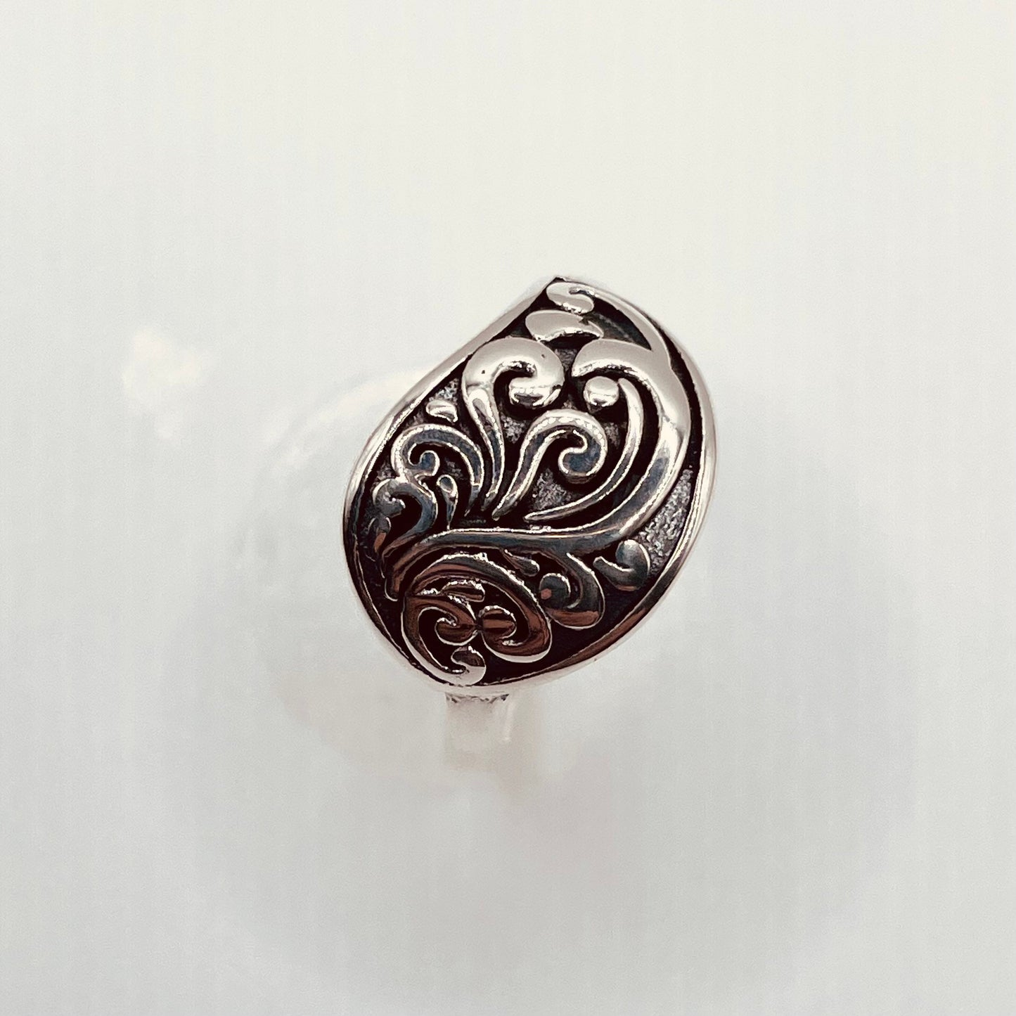 Swirls Scrolls Sterling Silver Ring - Silver Ring- Swirl Ring - Scrolls Ring - Swirly Ring - Boho Ring - Statement Ring