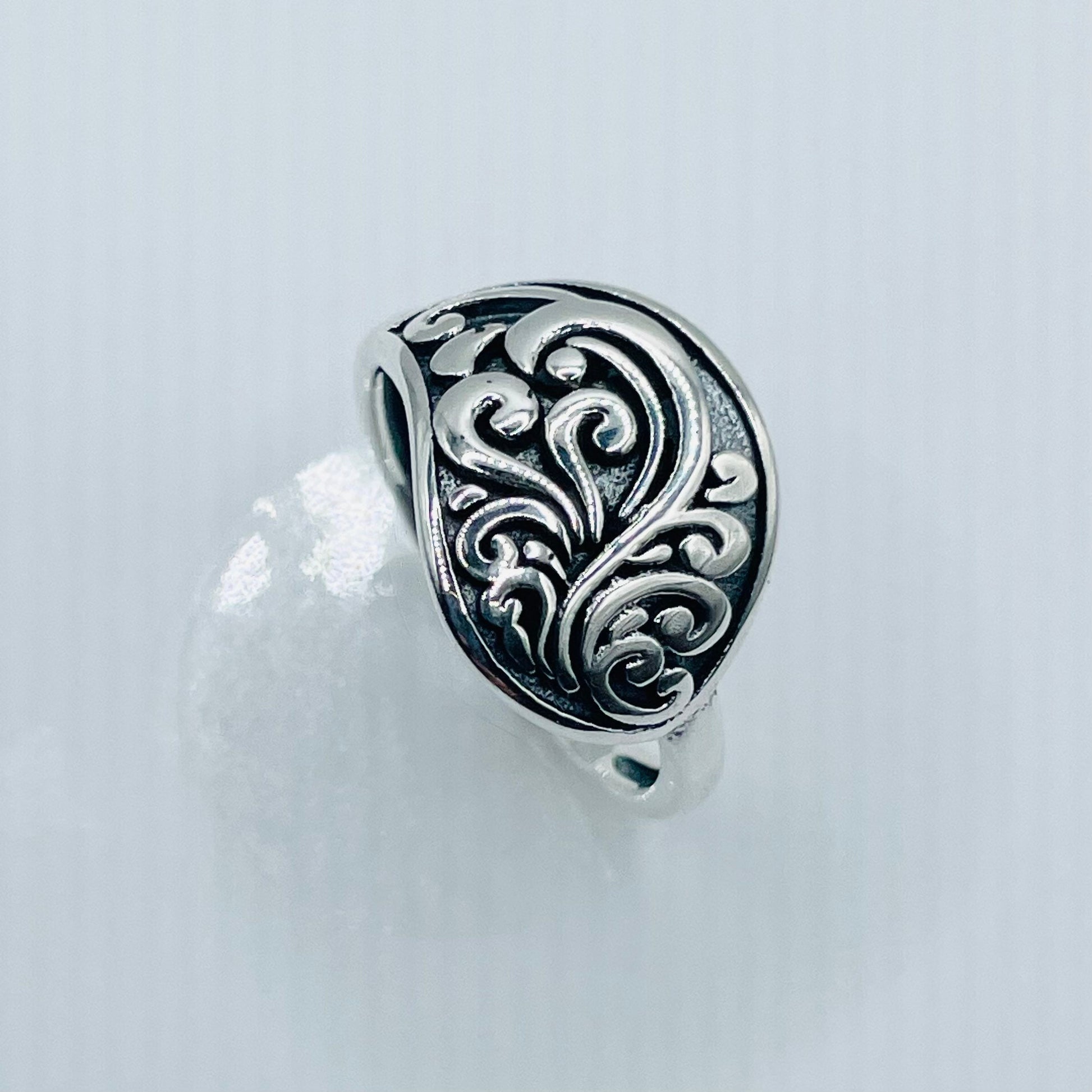 Swirls Scrolls Sterling Silver Ring - Silver Ring- Swirl Ring - Scrolls Ring - Swirly Ring - Boho Ring - Statement Ring