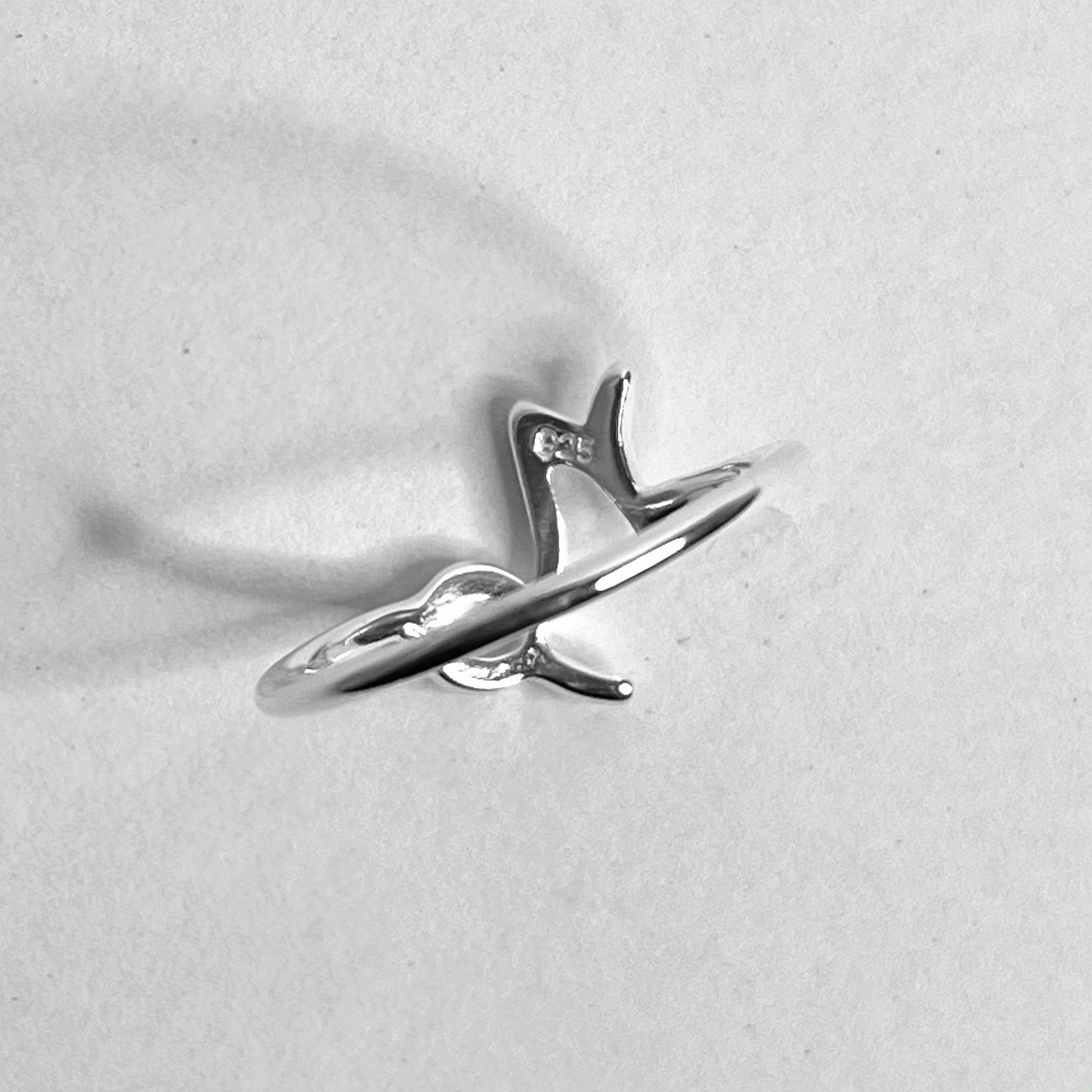 Capricorn Zodiac Sterling silver ring, Dainty Capricorn Ring, astrology ring, horoscope ring, zodiac silver ring, silver Capricorn ring.