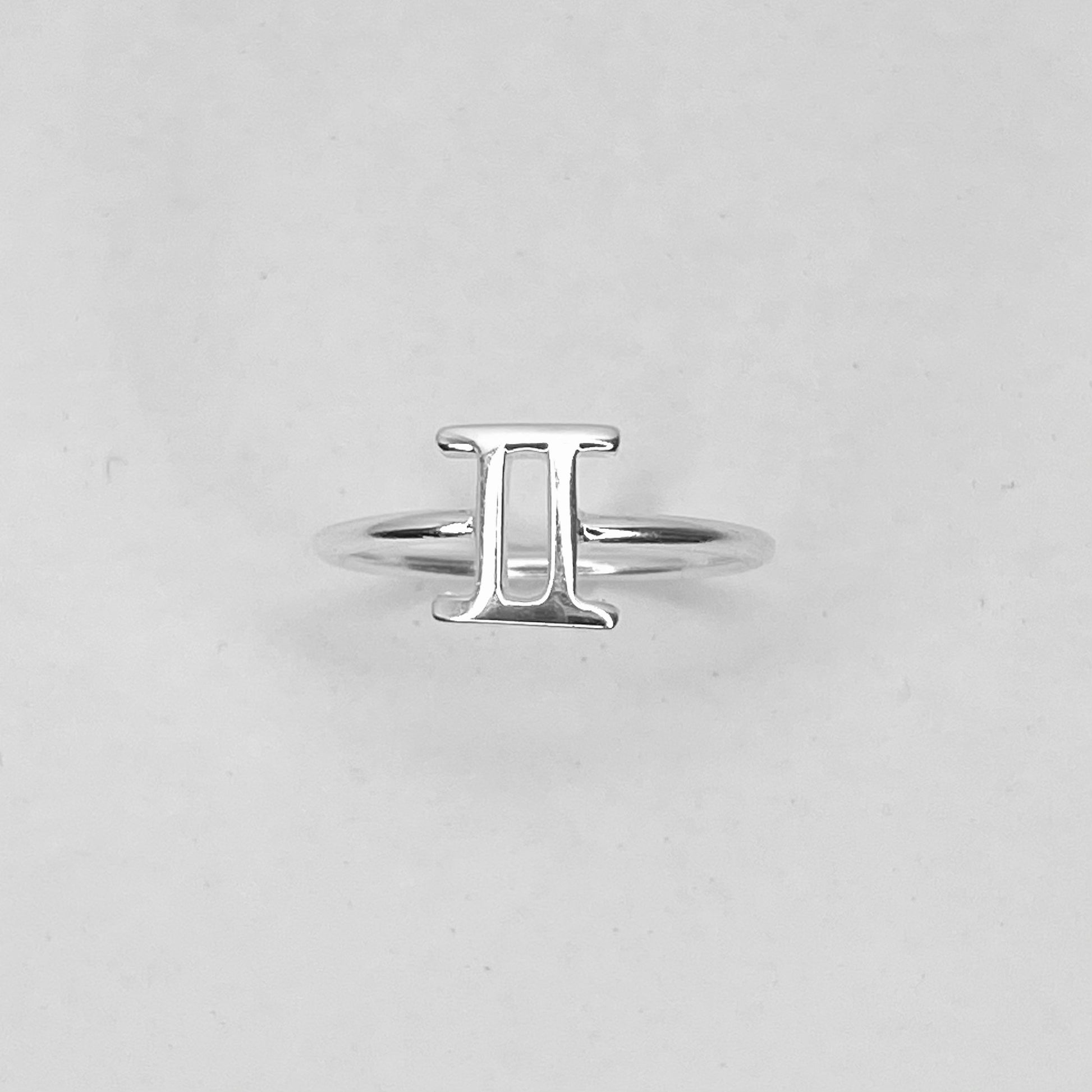 Gemini Zodiac Sterling silver ring, Dainty Ring, astrology ring, horoscope ring, zodiac ring, silver Gemini ring.