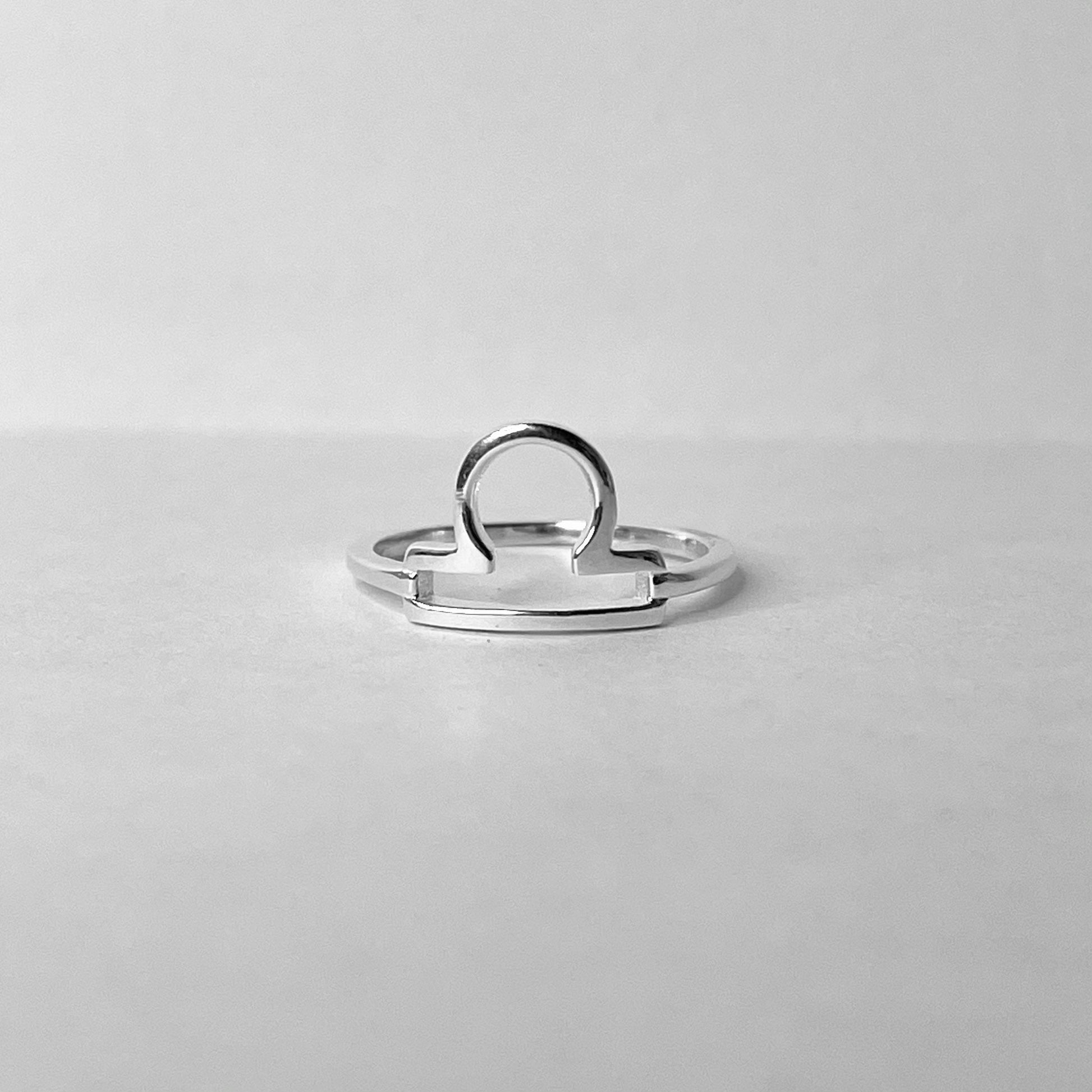 Libra Zodiac Sterling Silver Ring, Astrology Ring, Silver Ring, Zodiac Ring, Horoscope Ring.