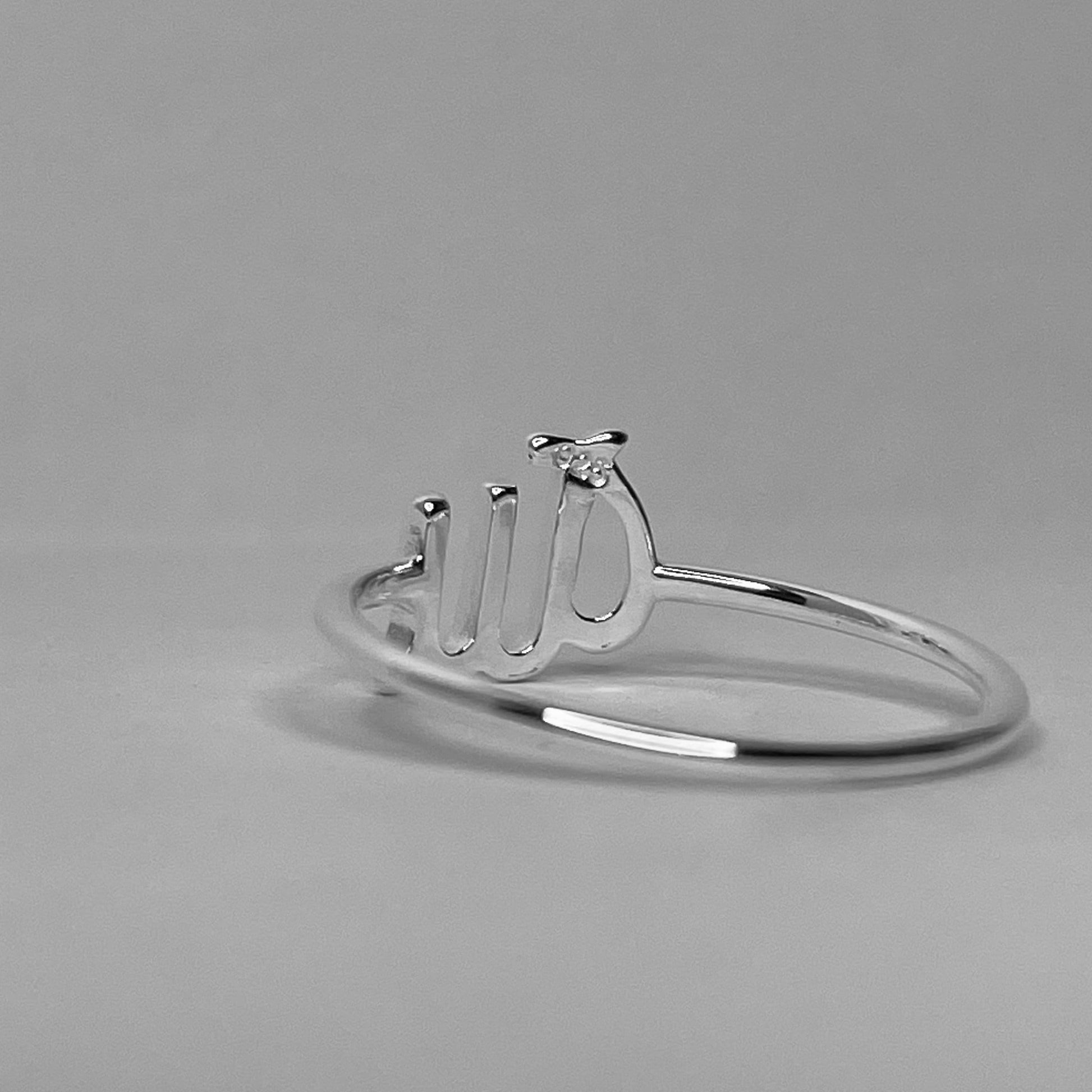 Virgo Zodiac Sterling silver ring, Dainty Ring, astrology ring, horoscope ring, zodiac ring, silver Virgo ring.