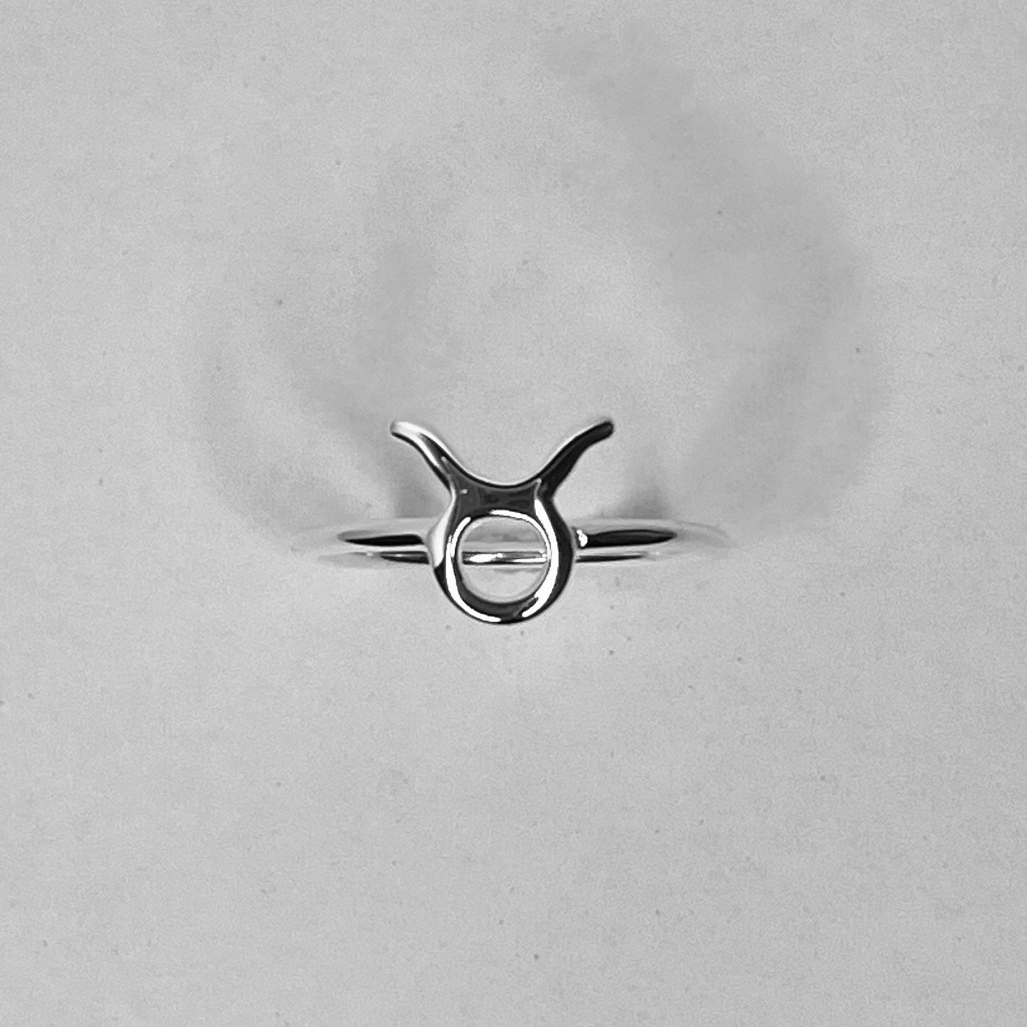 Taurus Zodiac Sterling silver ring, Dainty Ring, astrology ring, horoscope ring, zodiac ring, silver Taurus ring.