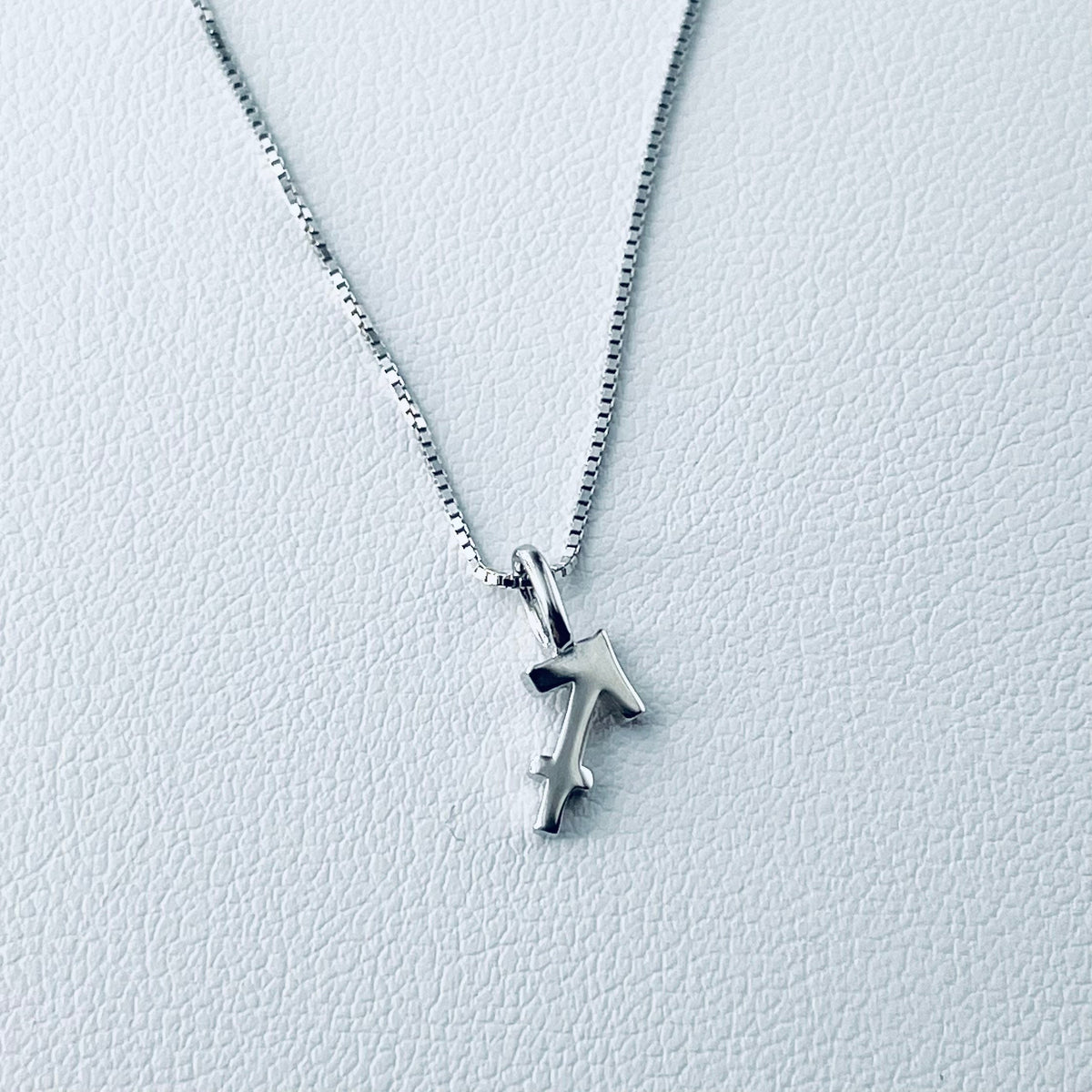 Sterling Silver Sagittarius Necklace: Tiny Zodiac Sign Pendant