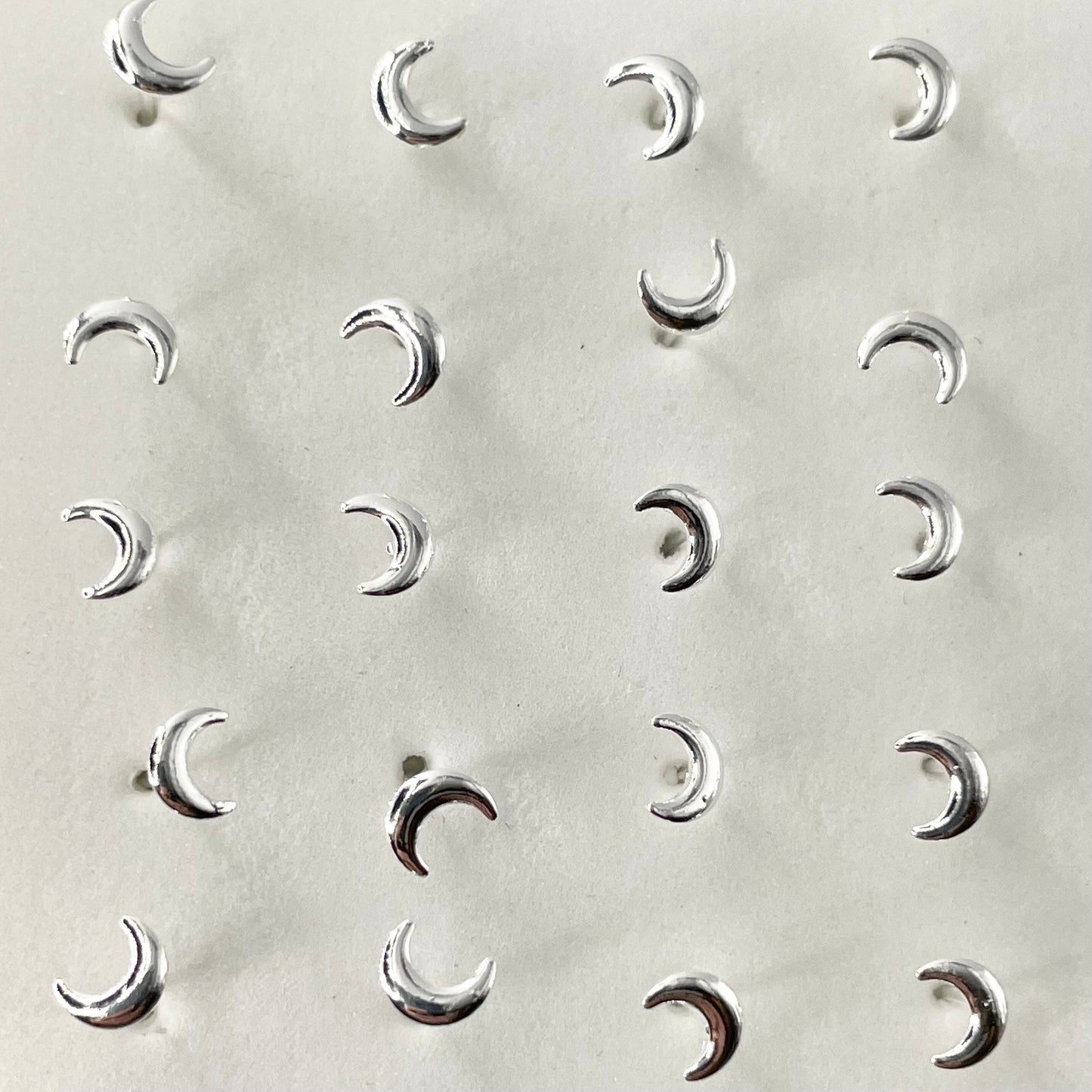 Sterling Silver Tiny Nose Stud: Assorted Shapes