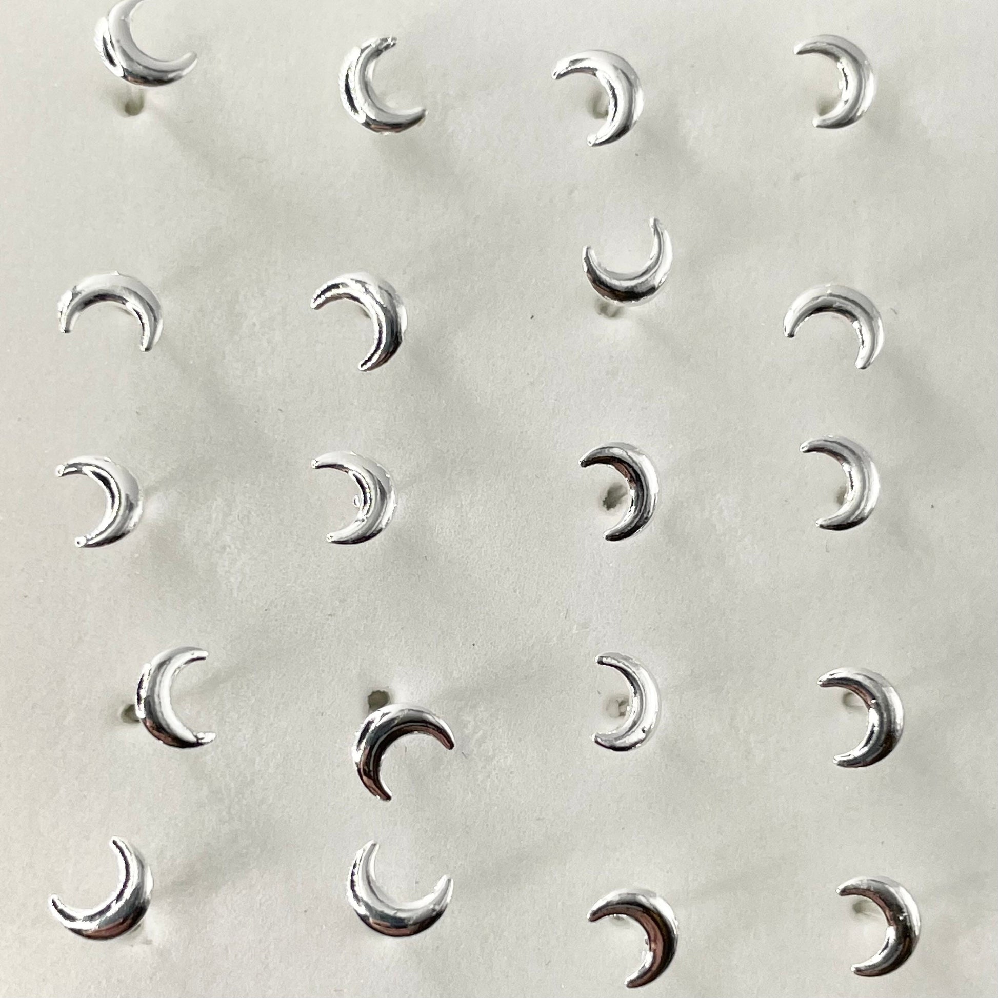 Sterling Silver Tiny Nose Stud: Assorted Shapes