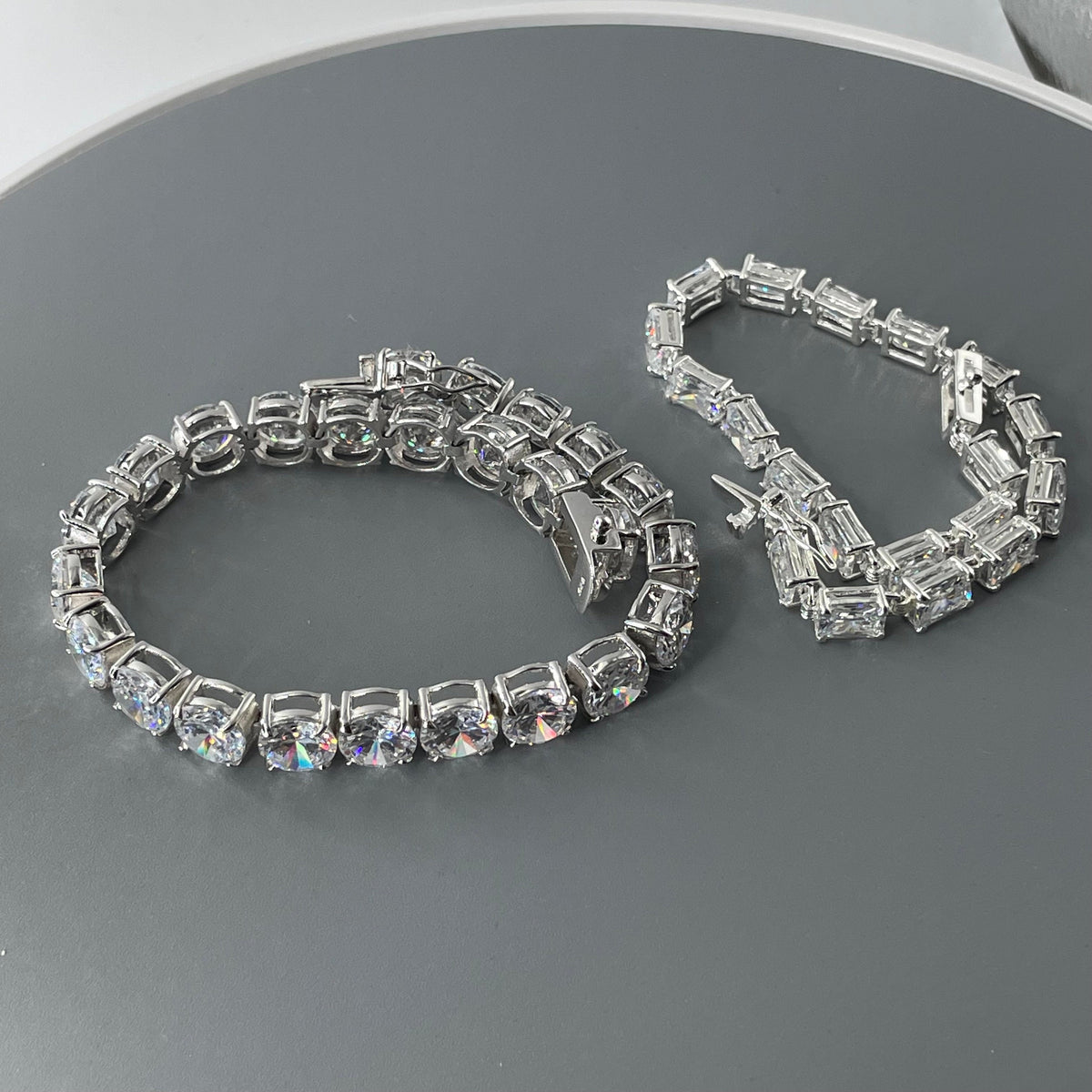 Sterling Silver CZ Tennis Bracelet: Promise Love Bracelet