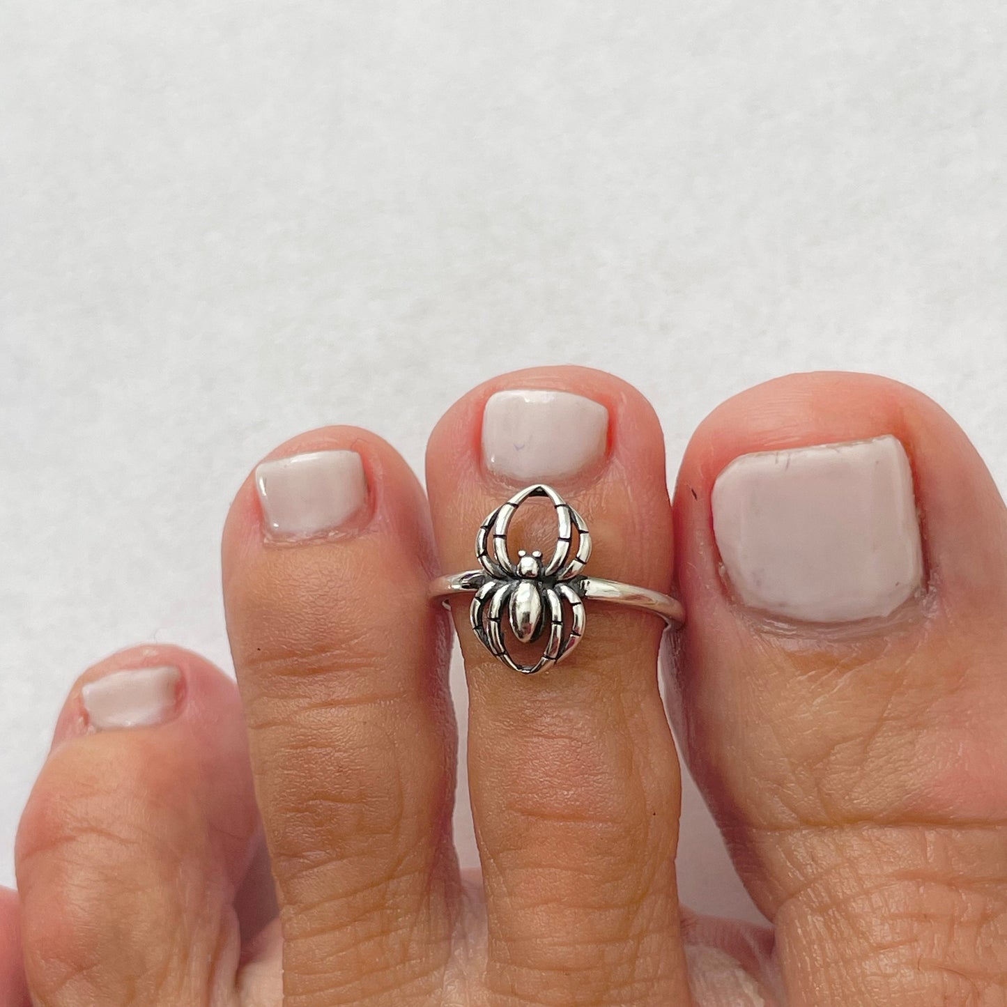 Sterling Silver Toe Rings: Hugs, Spider, Music Note