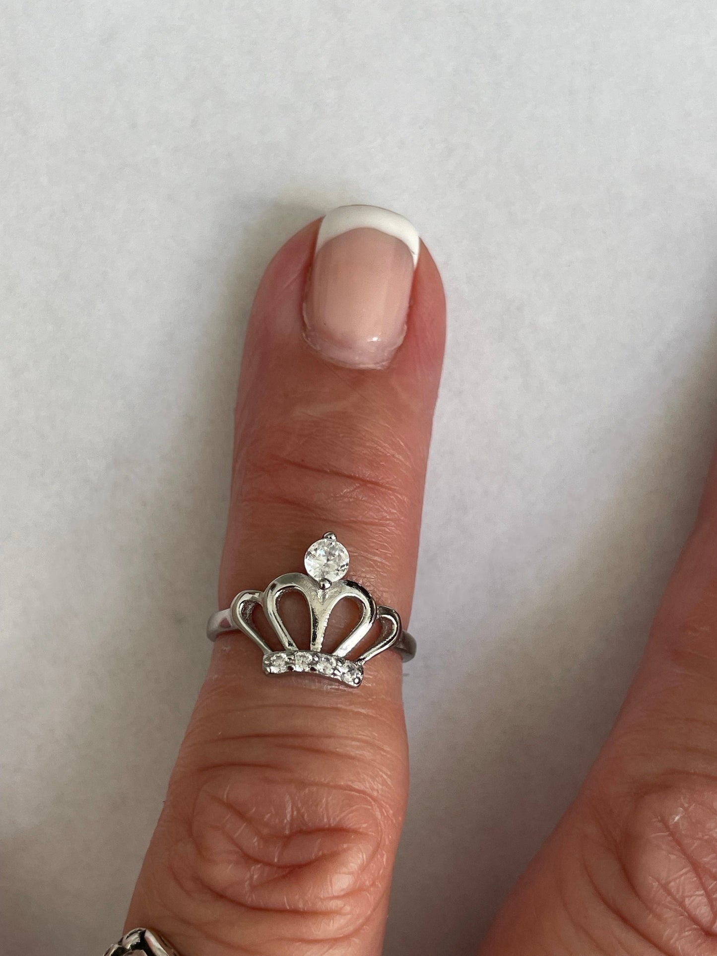 Sterling Silver Toe Ring: Heart, Om, Crown, V-Shaped, 2.5MM Band