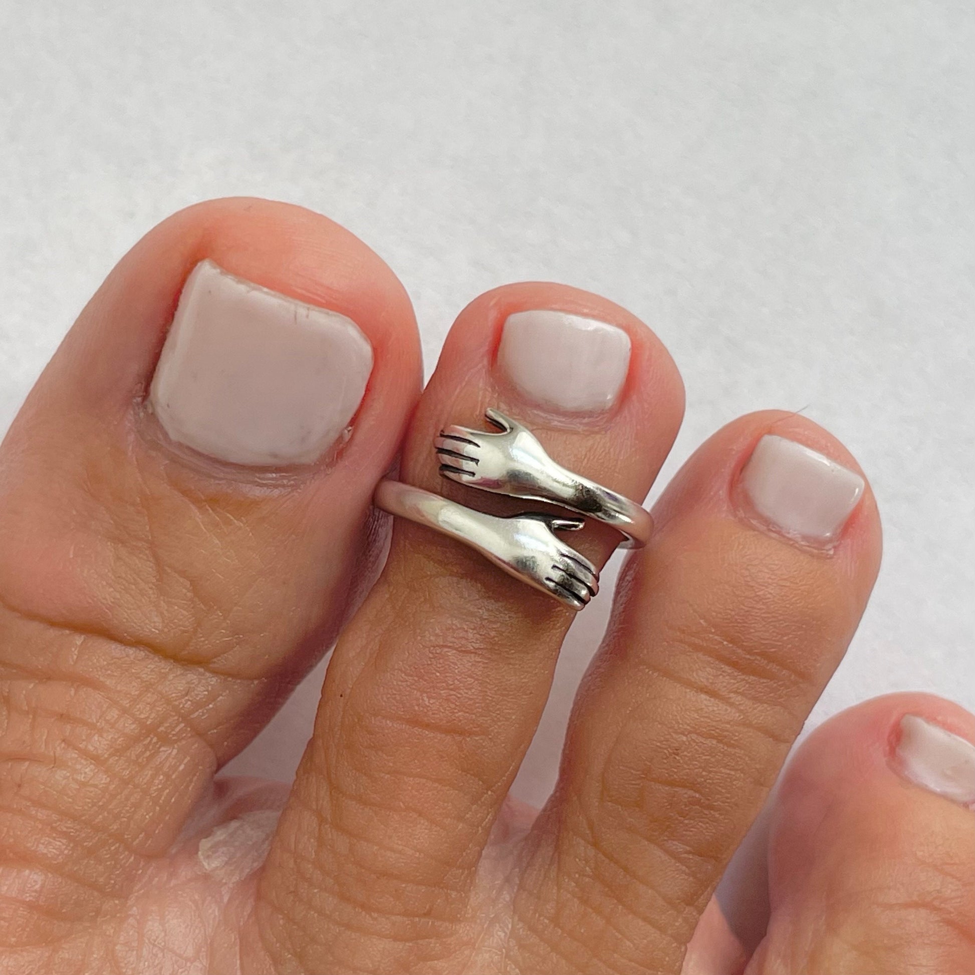 Sterling Silver Toe Rings: Hugs, Spider, Music Note