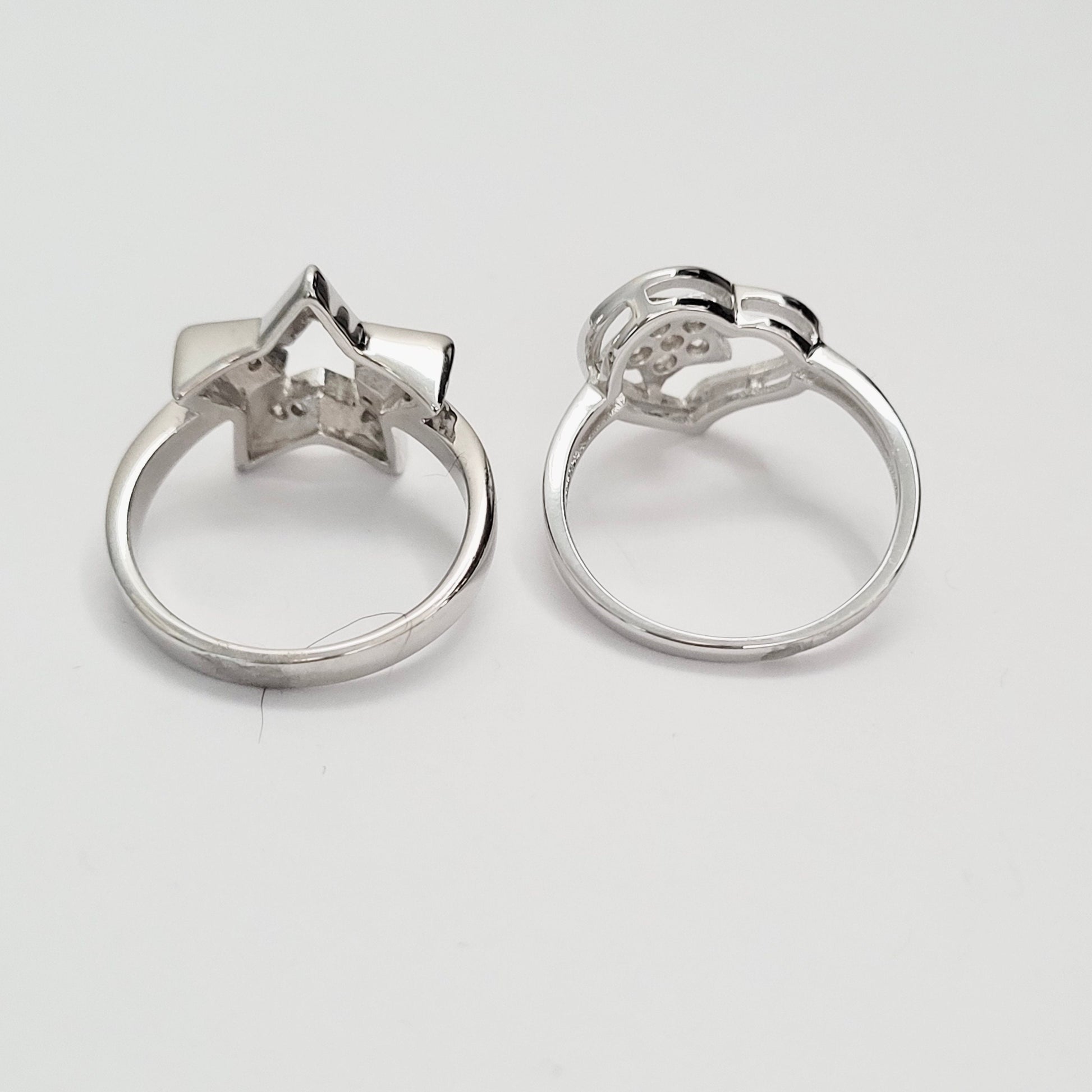 Sterling Silver CZ Star Ring: Boho Promise Ring