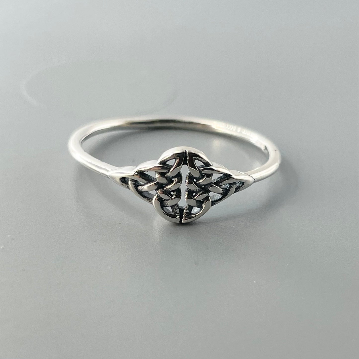 Sterling Silver Turquoise Celtic Ring: Boho Statement Jewelry