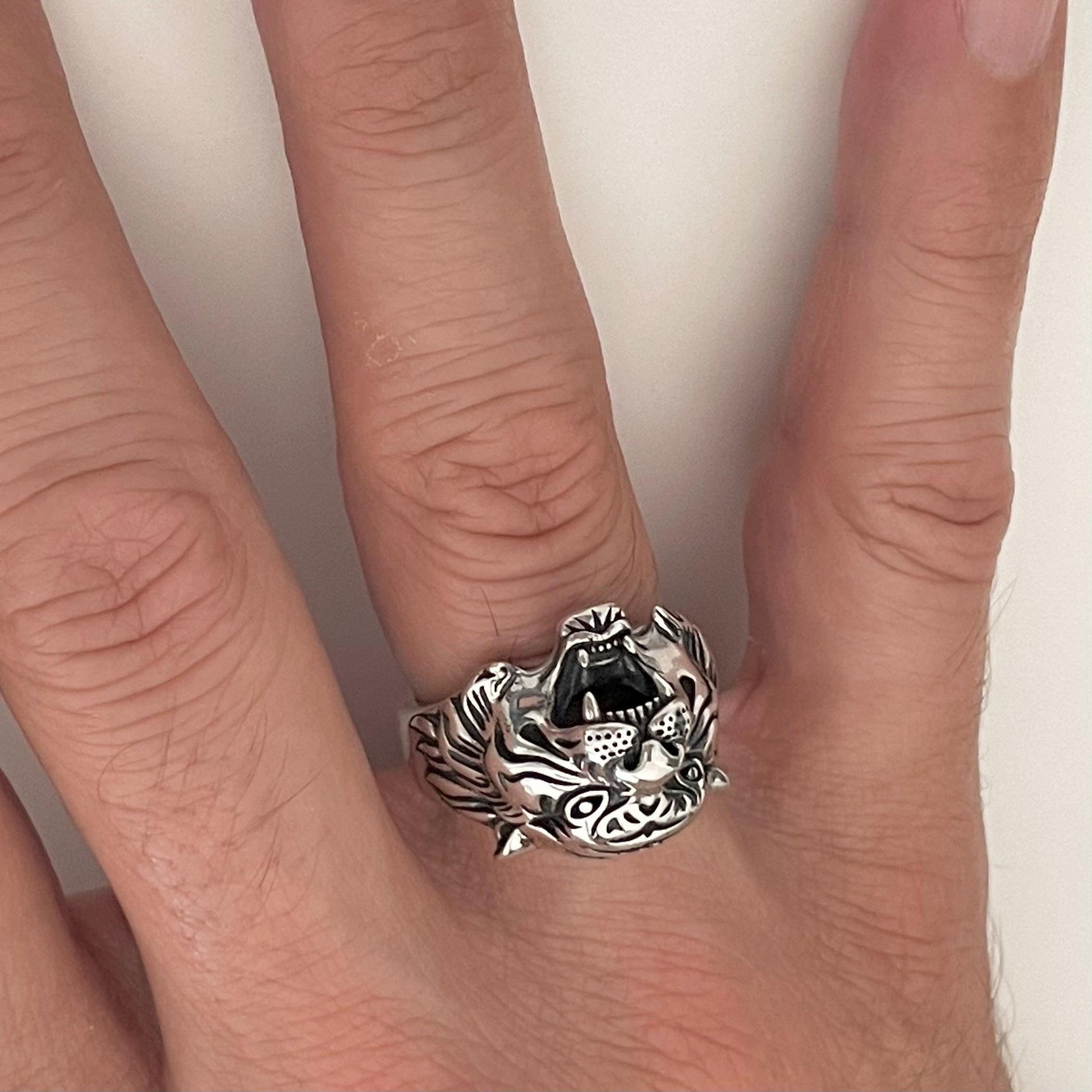 Sterling Silver Unisex Heavy Large Celtic Square Black Agate Band, Silver Black Agate Ring, Celtic Wedding Ring, Boho Ring, Statement Ring,