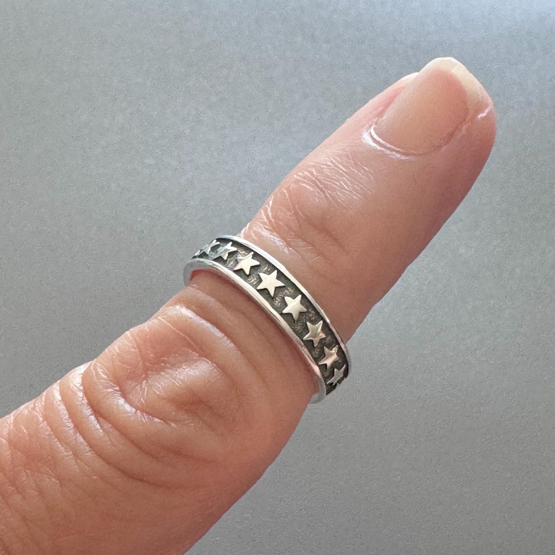 Sterling Silver Star Toe Ring, Pinky Ring, Adjustable Ring, Midi Ring, Silver Star Toe Ring, Silver Toe Ring, Promise Toe Ring