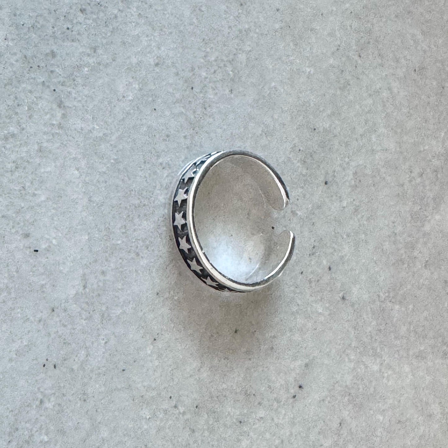 Sterling Silver Star Toe Ring, Pinky Ring, Adjustable Ring, Midi Ring, Silver Star Toe Ring, Silver Toe Ring, Promise Toe Ring