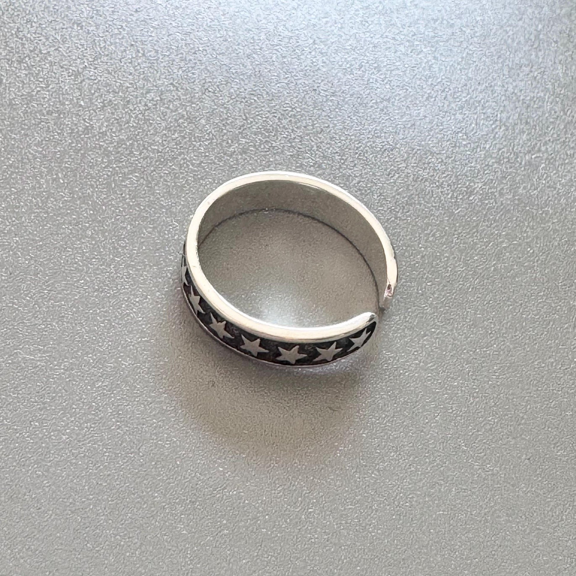 Sterling Silver Star Toe Ring, Pinky Ring, Adjustable Ring, Midi Ring, Silver Star Toe Ring, Silver Toe Ring, Promise Toe Ring
